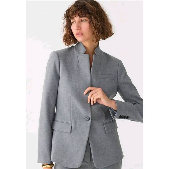 J. Crew Regent Four-Season Stretch Blazer Sz. 2 - Picture 2 of 12